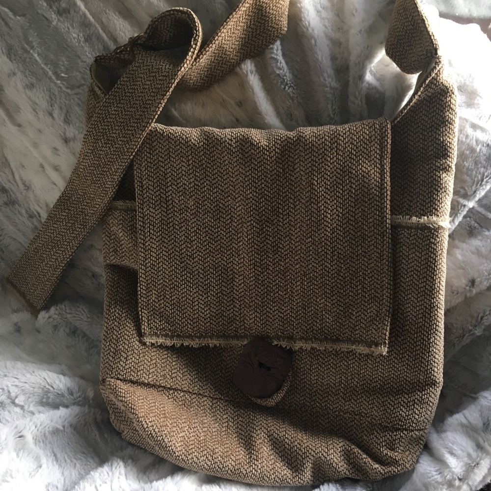 Beautiful handmade messenger style bag